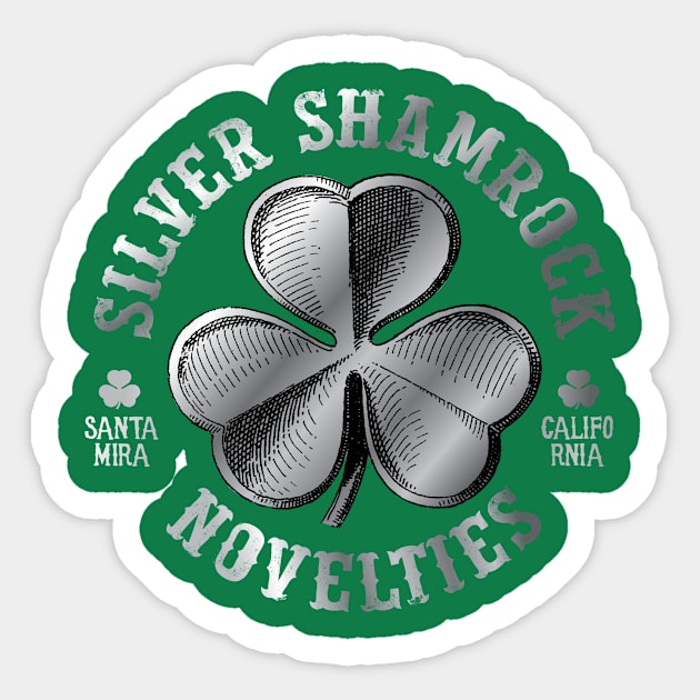 Silver Shamrock Novelties Sticker by MindsparkCreative